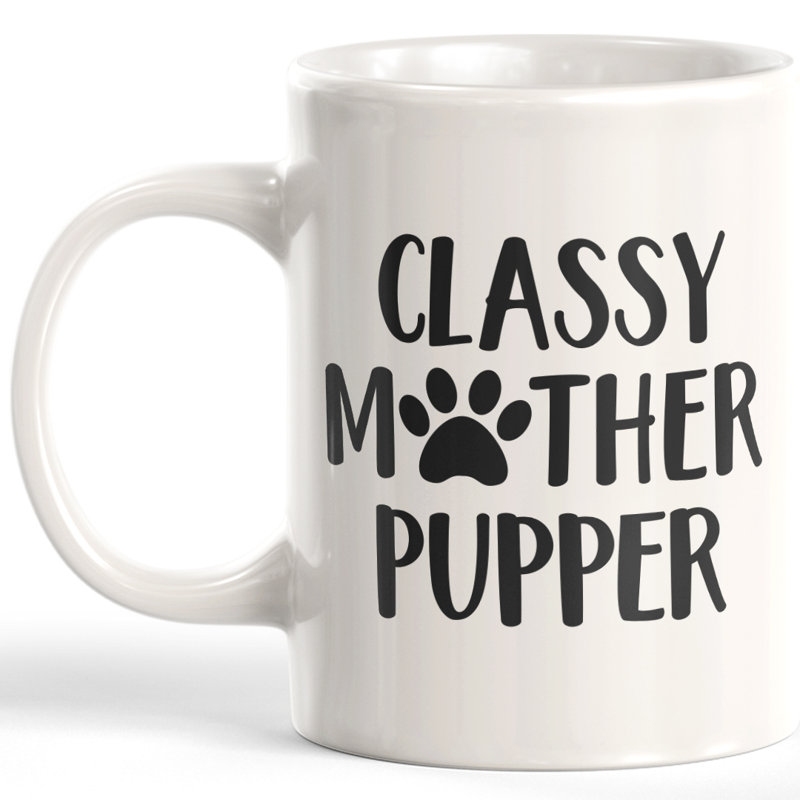 Grande tasse à café Mother Pupper, 15 oz, Céramique