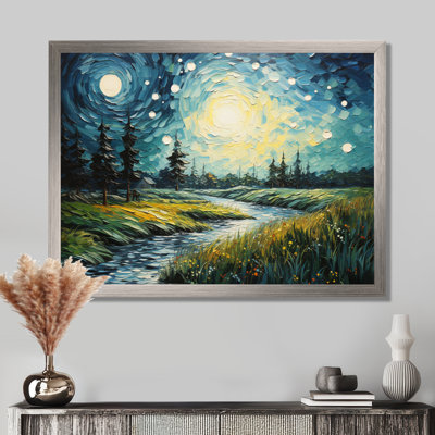 " Vangogh Dandelions In The Meadow II "