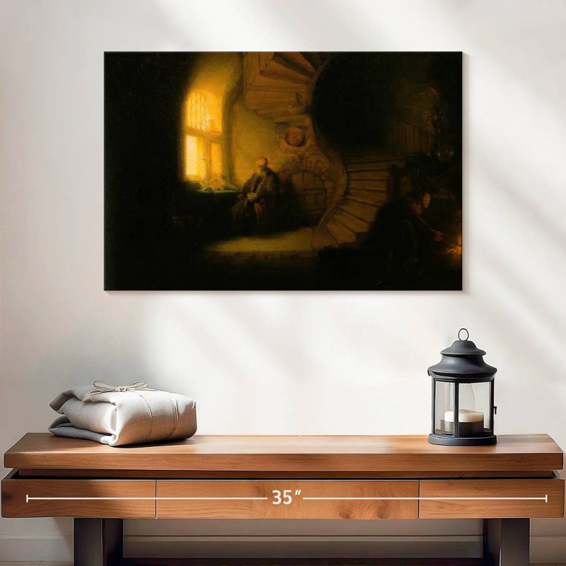 Leisha Philosopher In Meditation, 20" H x 30" W