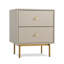Aivis 50cm W Metal Bedside Table-1390179565
