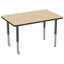 Table rectangulaire d'activité rectangulaire avec pieds réglables-49447499-99105965-99105923