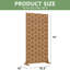 Moderne L 35,5 po x l 16 po x H 72 po brun acier galvanisé intimité creusée galvanisé (1 paquet)-124959103-124959100