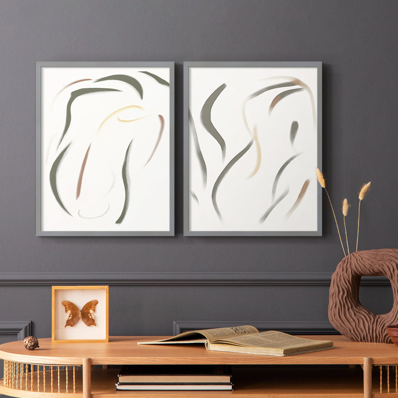 Série ABSTRACT DCCDX - reproduction encadrée de qualité supérieure - prête à être accrochée - aucun clou requis - aucun clou requis