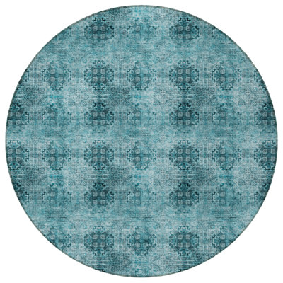 Tapis d'intérieur rond 8 pi