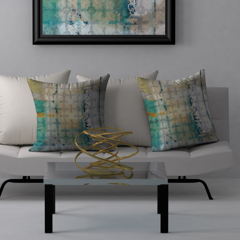 Housse de coussin carrée/insert, 24 po x 24 po