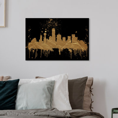 « dallas horizon », peinture sur toile