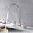 Topcraft Stainless Steel Two Handle Bathroom Faucet