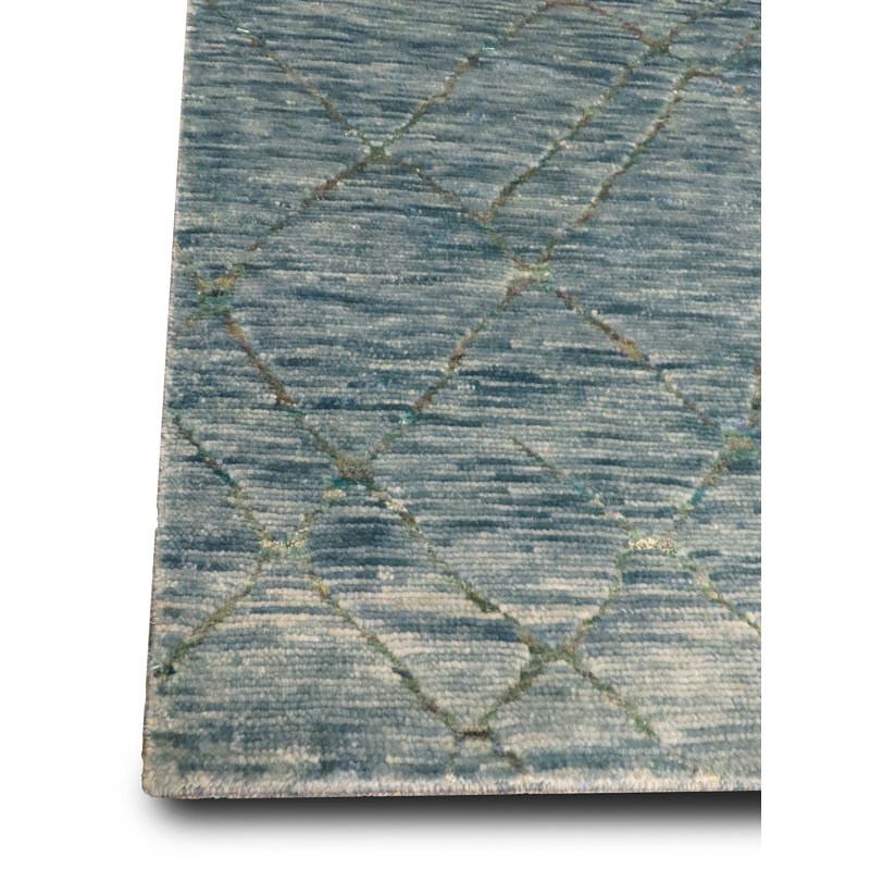 Seville Hand Knotted Area Rug, Rectangle 5' x 7'