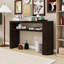 Console en bois avec tablette ouverte-1868127529
