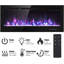 Eul 17 Stories Black Electric Fireplace-144850143