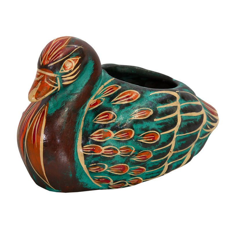 Clay Decorative Duck Planter