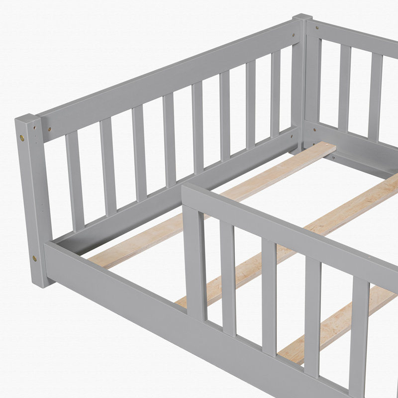 Blythedale Slat Bed, Gray