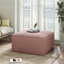Repose-pieds rembourré carré, rose-1131873115