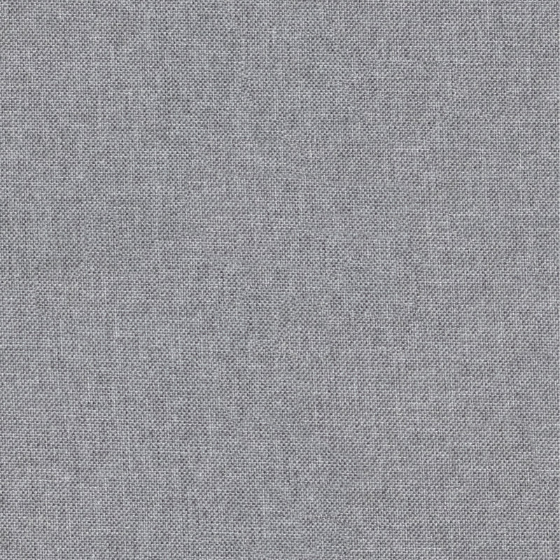 Banc rembourré gris avec dossier