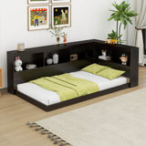 Dempster Wood Twin Size Daybed with Storage Cabinets