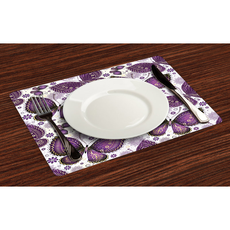 Ashritha Natural Butterflies Placemat
