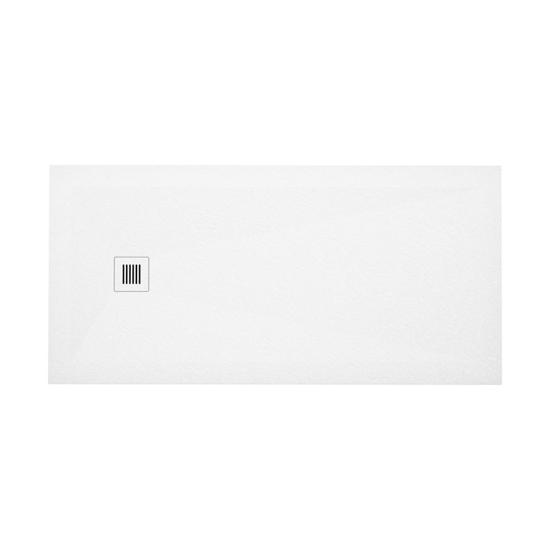 Feel 66'' W 32'' D Rectangular Shower Base, Slate White