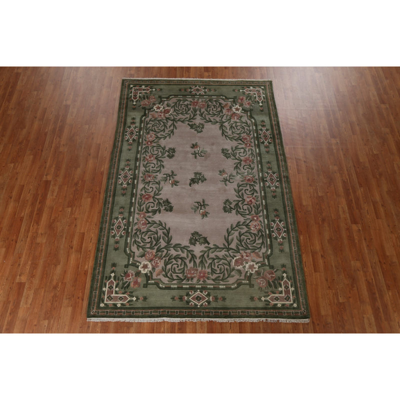 One-of-a-Kind 5'10" X 8'9" New Age Wool Area Rug in