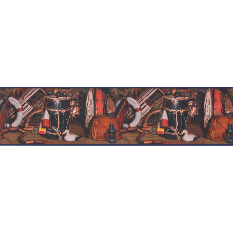 Bordure de papier peint abstraite pour pont flottant L 15 pi x l 6 pi Pickering
