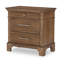 Table de chevet transitionnelle en tweed de 28 po de large Harmony avec prises de courant et ports USB Harmony-1778396845