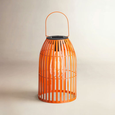 Nyota Metal Woven Solar Hanging Lantern