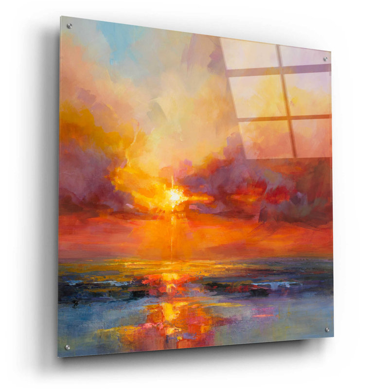 «Evening Sparkle» par Kasia Bruniany - impression sans cadre, H 36 po x l 36 po x P 0,2 po