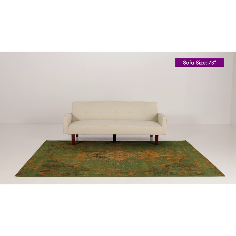 Kowalczyk Oriental Green Area Rug - Indoor/Outdoor