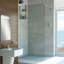 680mm W x 2000mm H Frameless Shower Door with Clear Glass