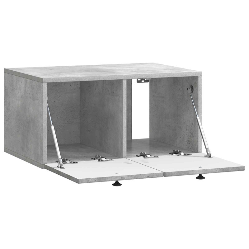 TV Stand, 30cm H x 59.5cm L x 41cm W, Concrete Grey