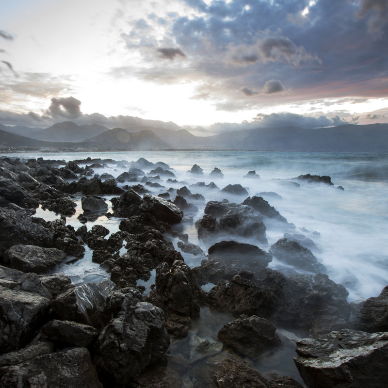 Mediterranean Sunset, Sicily - Wrapped Canvas Print, 51cm H x 76cm W x 3.8cm D
