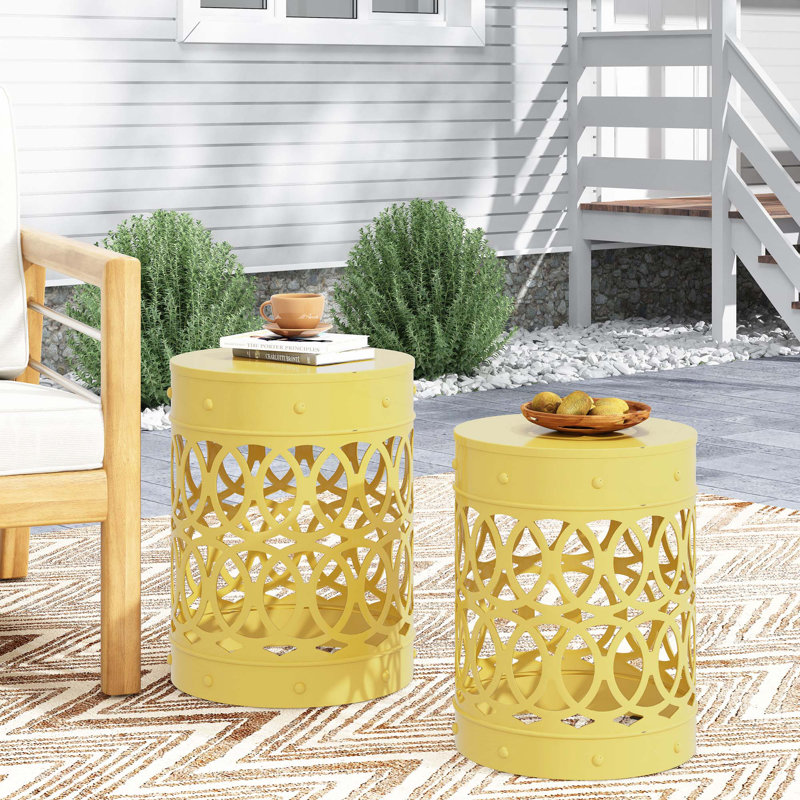 Table de bout Fashion, Jaune