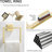 Bath Hardware Set 5-Piece Towel Bar, Toilet Paper Holder Towel Ring Towel Hook Bathroom Accessories Set In Brushed Gold-121793988