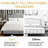 Fabric Upholstered Bed Frame with Adjustable Headboar,Wood Slat Support, Button Tufted Platform Bed-970880352-970880357
