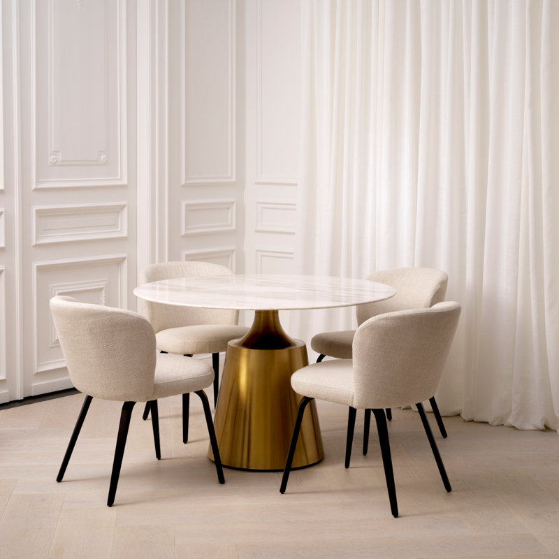 Nathan Round Marble Dining Table