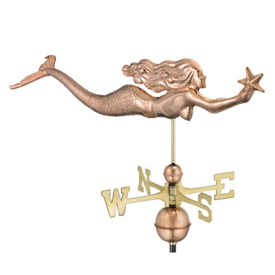 Mermaid with Starfish Weathervane