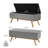 Leaysia Linen Upholstered Storage Bench-1142949408