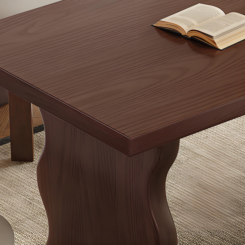 Ensemble de salle à manger en bois de frêne brun, H 29,9 po x L 55,1 po x l 30,7 po