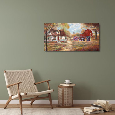 «August Grove® Manning, Ruane», reproduction d'art sur toile tendue: Après-midi matelassé 17235