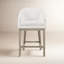 Tabouret de comptoir avec accoudoirs Bethea-107095730