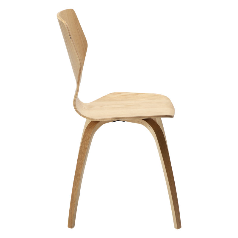 S:I.T 47cm H Side Chair in Brown, Oak