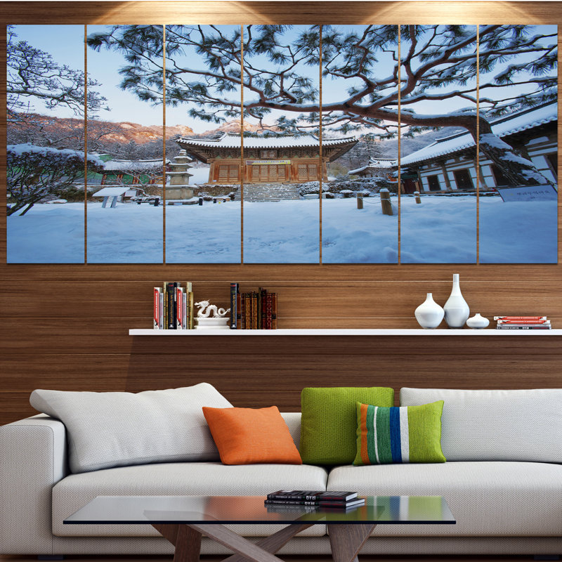 «Naesosa Temple in South Core», reproduction de photo à multiples images sur toile