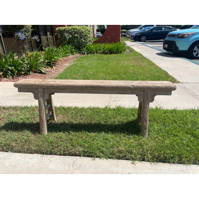 Banc en bois massif Haneef