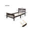 Lit plateforme en bois massif l 41,3 po x P 79 po x H 35,4 po Burlington
