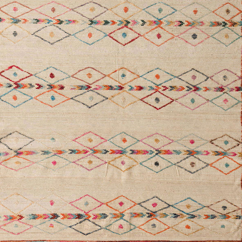 Abstract Indoor Rug, Square 3'