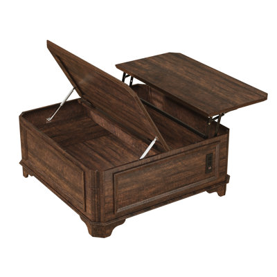 40" Coffee Table, Wood Storage Coffee Table With Lift Top