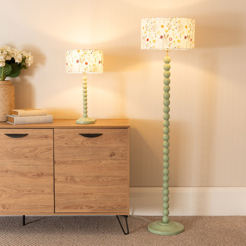 Morones Table Lamp, Green, No