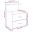 Bedside Cabinet With 2 Drawers 40X36.5X62 Cm-641041509-667734315