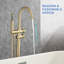Floor Tub Spout with Diverter-92178432
