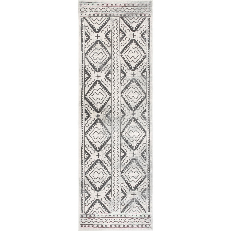 Moroccan Indoor Rug, Runner 2'8" x 8'