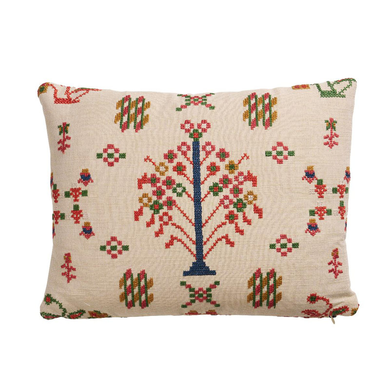 Fairview Pillow Cover & Insert, Rectangle 12"H x 16"W, Tan